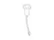 DORNBRACHT-Bedienelement-fuer-Ablaufgarnitur-ERSATZTEILE-04100100400-D-75-x-242-mm-Chrom-04100100400-00 gallery number 1